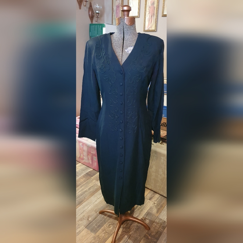 True vintage Dawn Joy Fashions dress perfect for Christmas